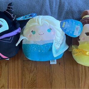 Disney Magnificent , Elsa and Belle Stuffed Animal Plush